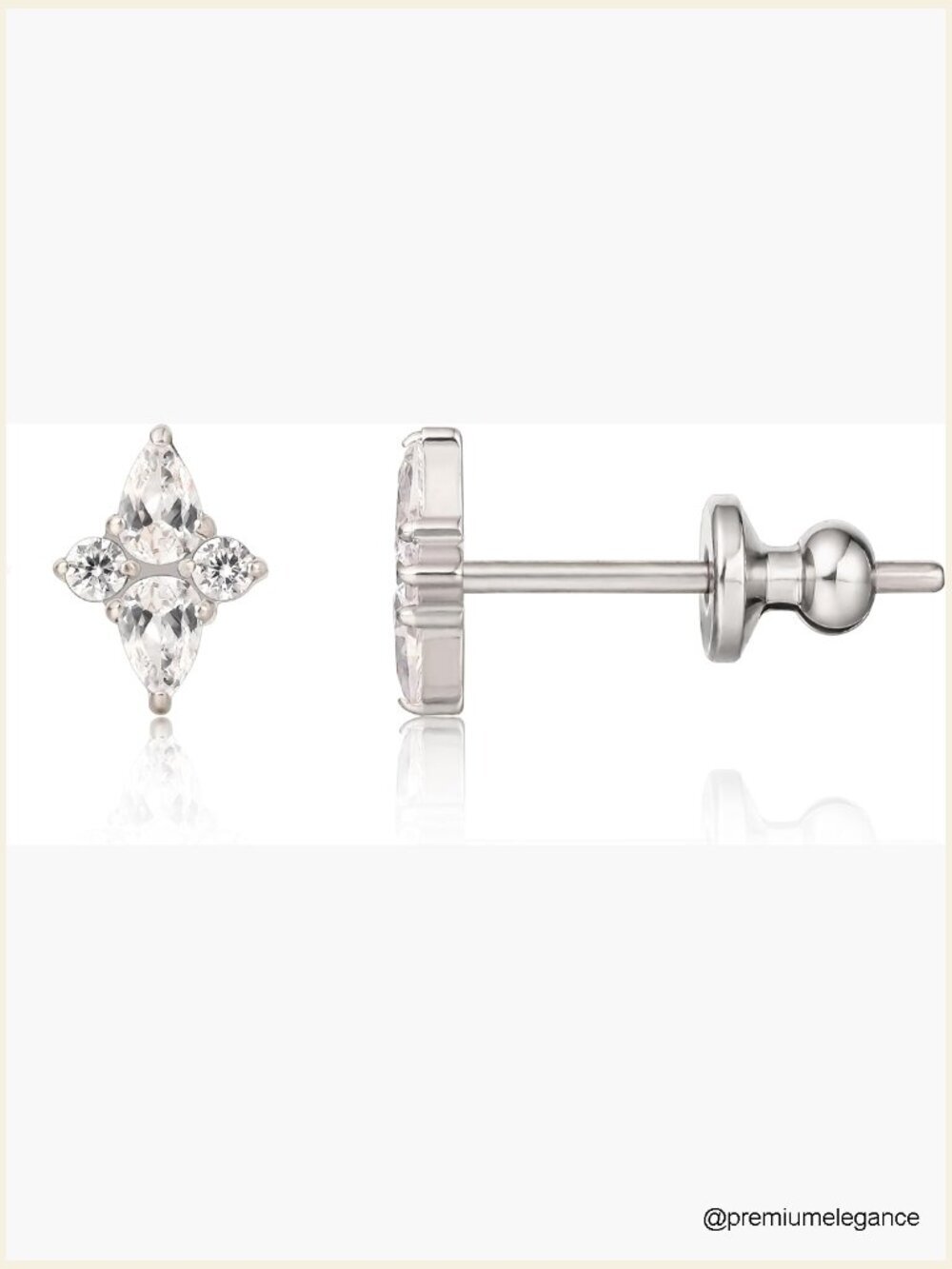 Pure Titanium Hypoallergenic Stud Earrings for Sensitive Ears